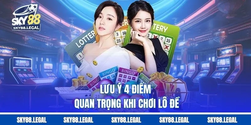 Lưu ý 4 điểm quan trọng khi chơi lô đề